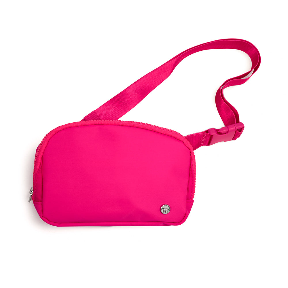 Pink belt bag sale