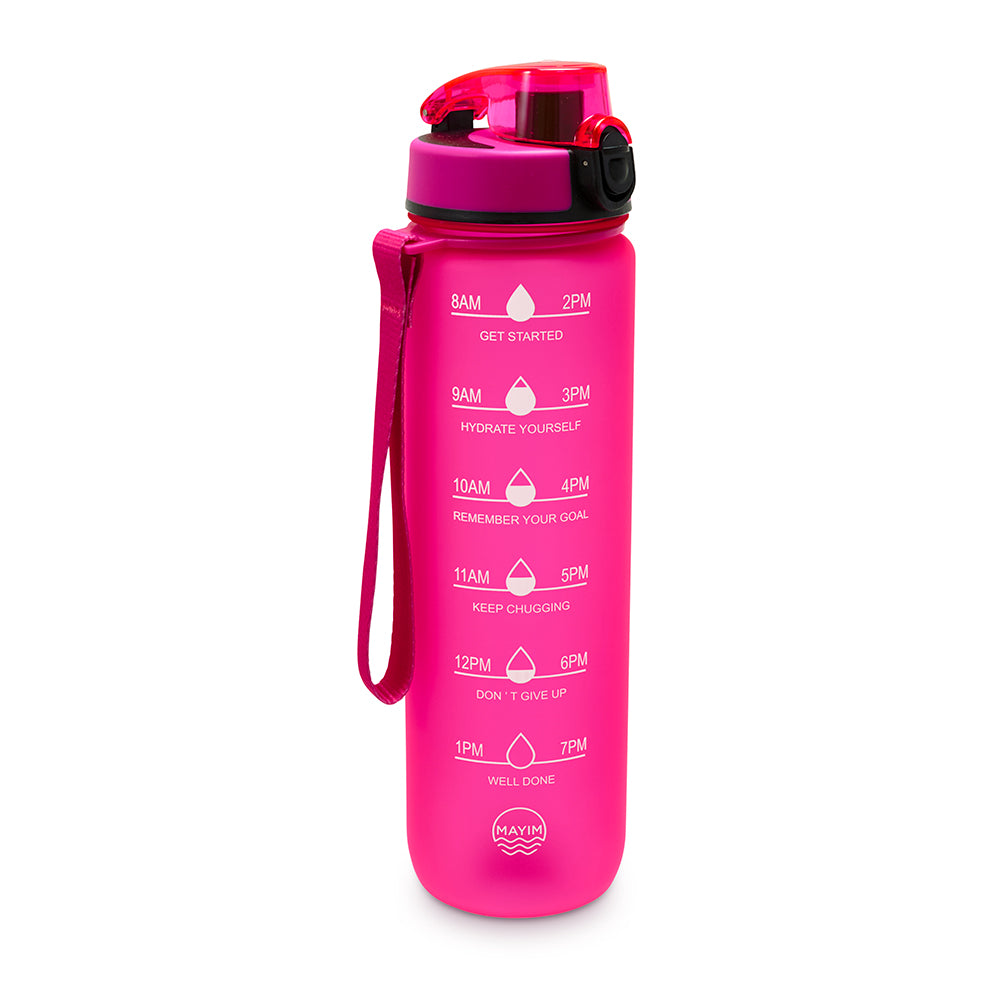 Motivational Water Bottle With Lid Clear Plastic Water - Temu