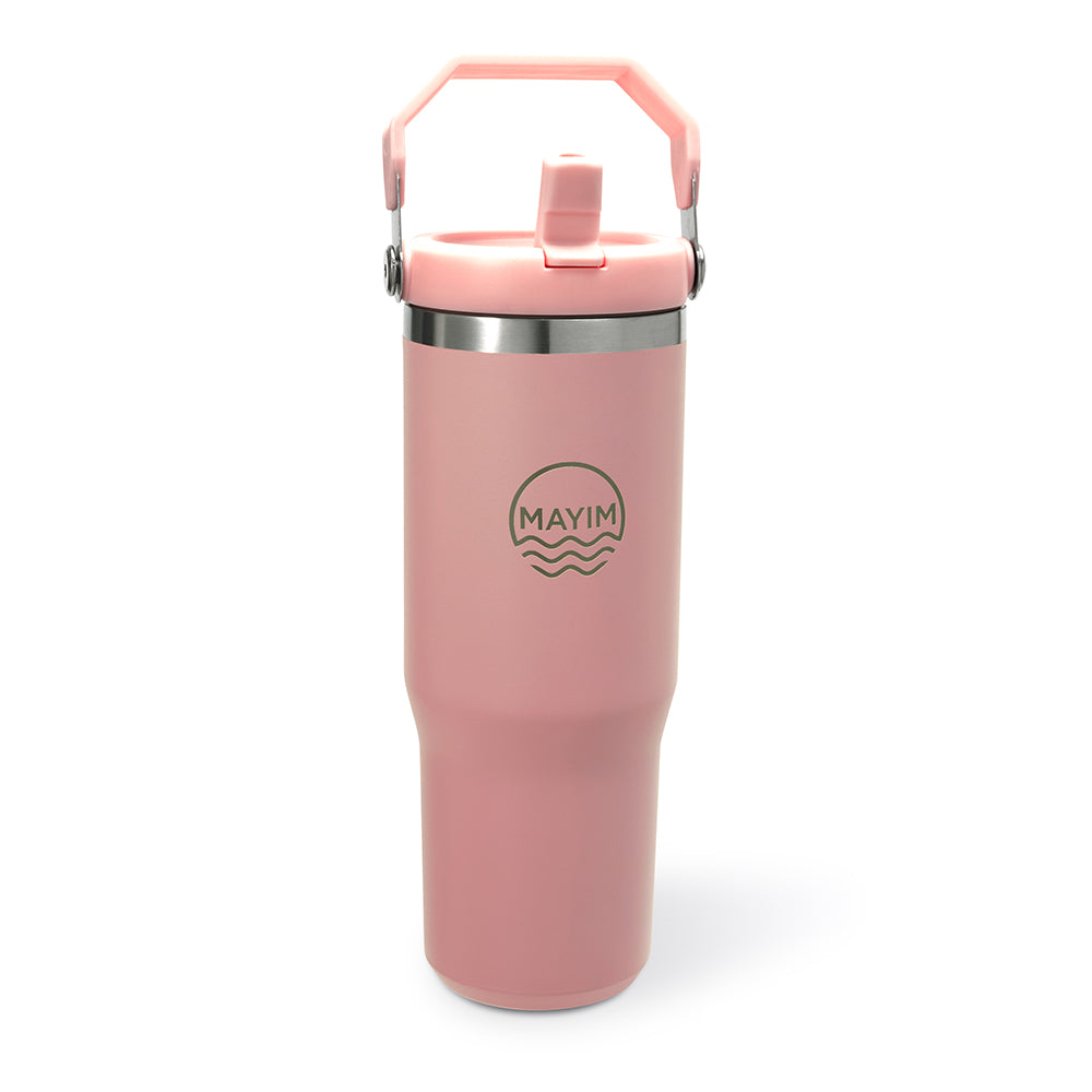 MAYIM Water Bottle with Neoprene Sleeve, Blush in 2023