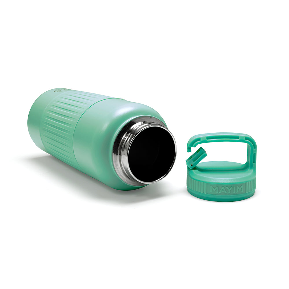 Stainless Steel Silicone Sleeve - Green Mist – Mayim Bottle