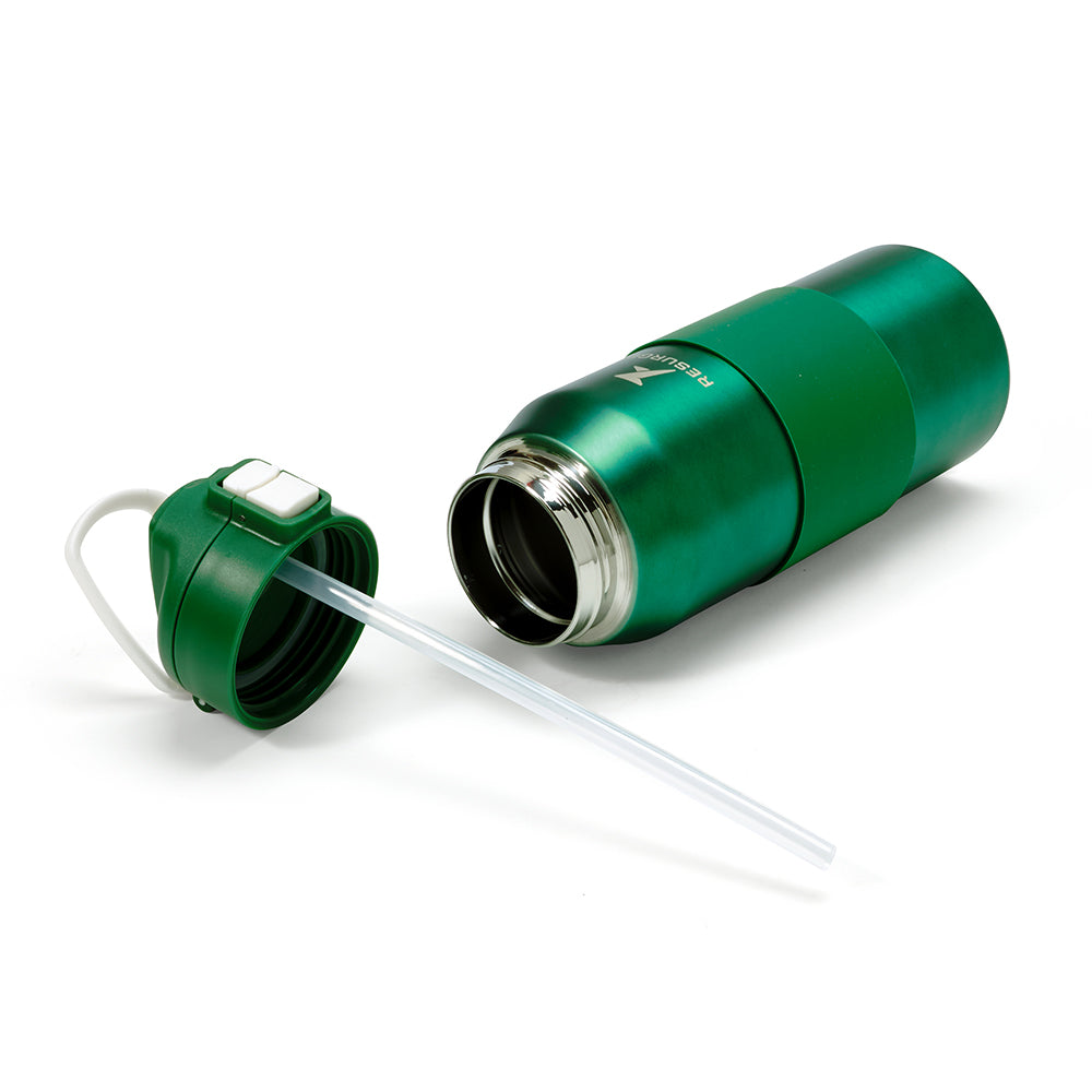 Free-Sip Metallic Sports Bottle - Green – Mayim Bottle
