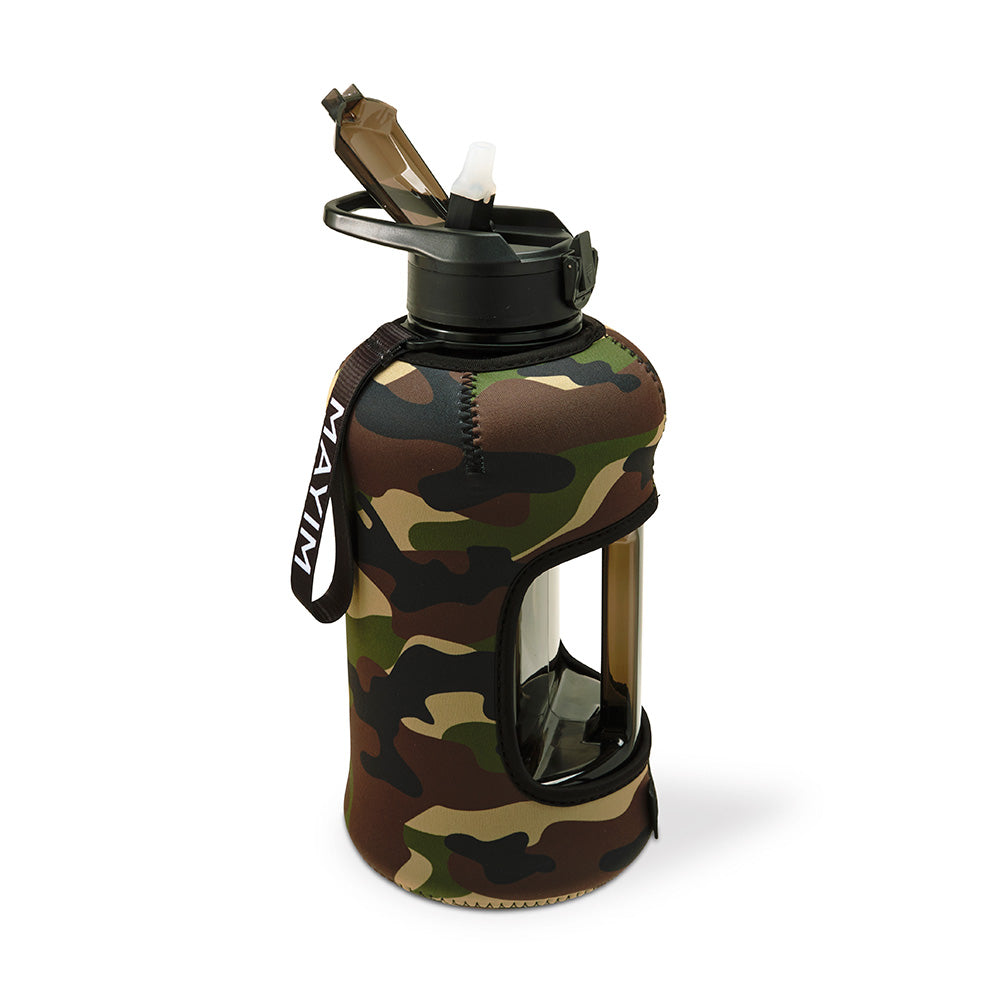 The Neoprene Capsule- Green Camo – Mayim Bottle