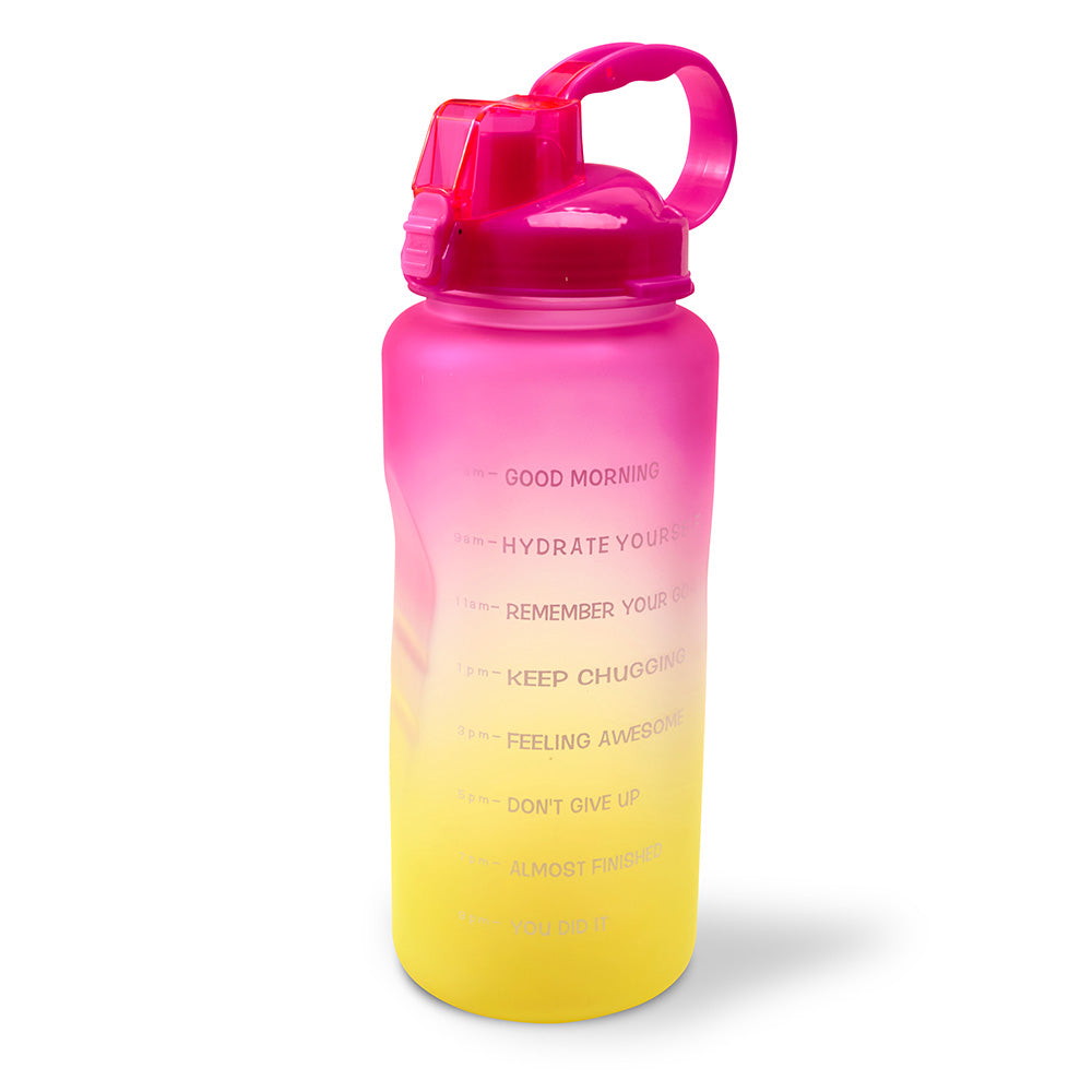 Light Pink Ombre Water Bottle by Janyka Mitchell