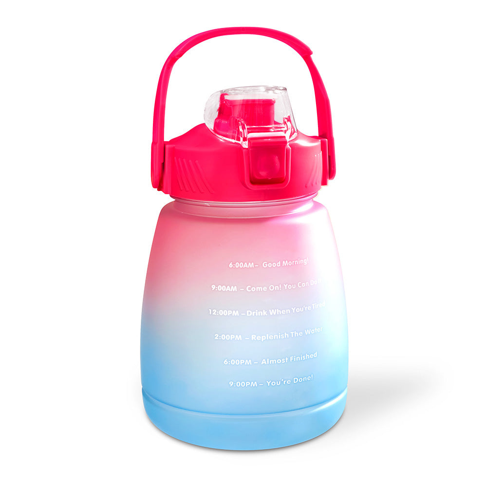 MAYIM Motivational Lantern Hydrate Bottle Pink