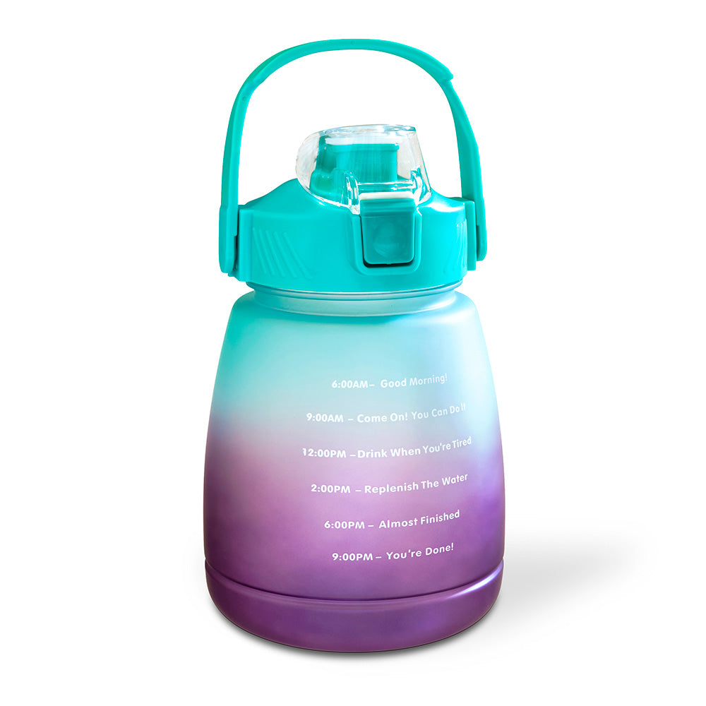 New Mayim The Lantern Motivational 32 OZ Ombre Water Bottle With Time  Markers