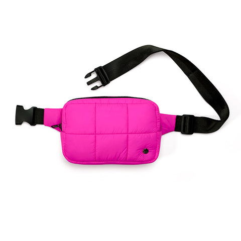 THE "PUFFER" FANNY PACK - FUCHSIA