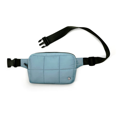 THE "PUFFER" FANNY PACK - GREY