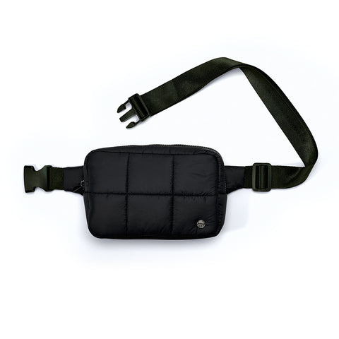 THE "PUFFER" FANNY PACK - BLACK