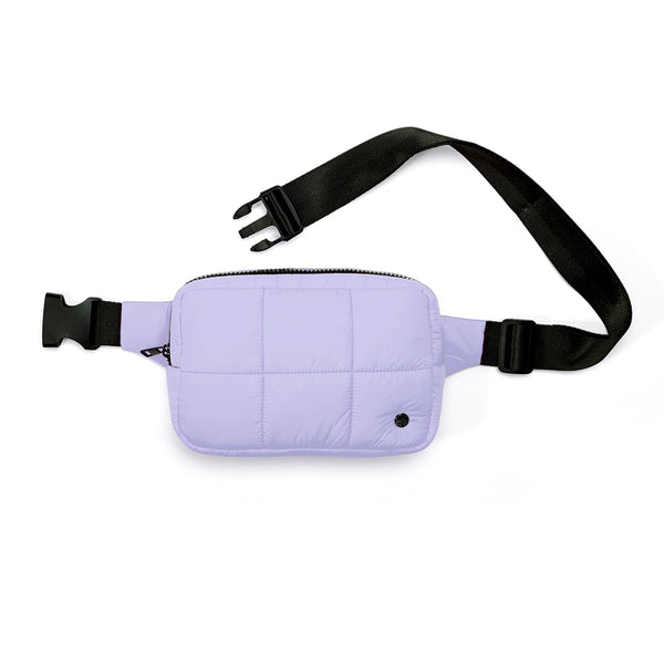 The Puffer Fanny Pack Lilac Mayim Bottle