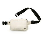 THE "PUFFER" FANNY PACK - IVORY