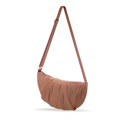 THE "CRESCENT" CROSSBODY BAG - BLUSH