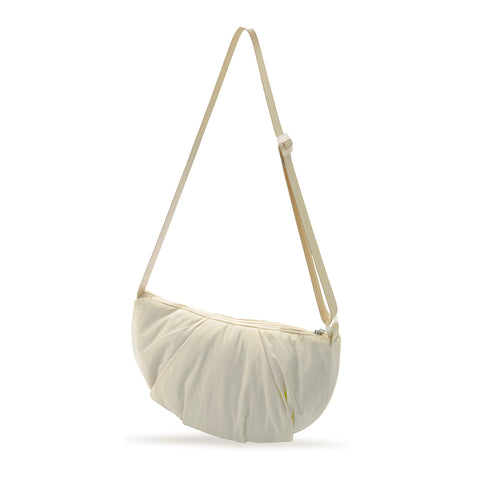 THE "CRESCENT" CROSSBODY BAG - IVORY