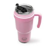 Traveler - Flip Straw & Easy Sip Lid - Pink