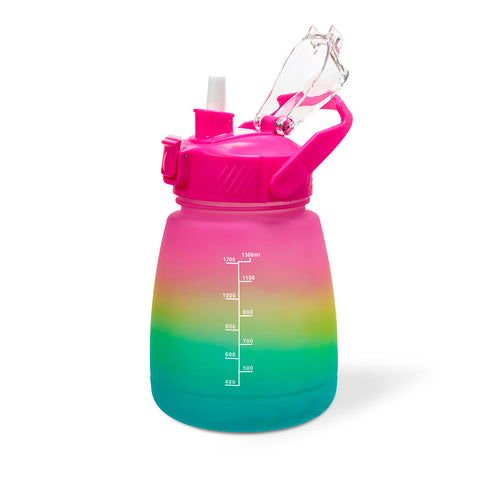 MAYIM Motivational Lantern Hydrate Bottle Pink