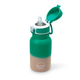 Kids Silicone Spout Water Bottle Suitable for Kids - Aqua/Blush