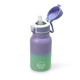Kids Silicone Spout Water Bottle Suitable for Kids - Lavender/Mint Blue