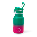 Kids Silicone Spout Water Bottle Suitable for Kids - Aqua/Pink