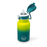 Kids Silicone Spout Water Bottle Suitable for Kids - Yellow/Slate