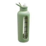 Borosilicate Glass Bottle - Sage
