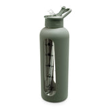 Borosilicate Glass Bottle - Grey