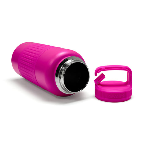 Stainless Steel Silicone Sleeve - Living Magenta – Mayim Bottle