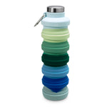 Collapsible Carabiner Bottle - Larger - Sky Blue