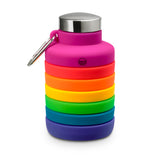 Collapsible Carabiner Bottle - Larger - Neons