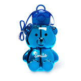 Electroplated Bear Bottle - Bigger Size - Blue