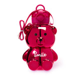 Electroplated Bear Bottle - Red