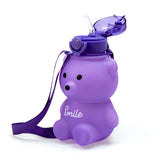 Frosted Bear Bottle - Purple