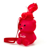 Frosted Bear Bottle - Bigger Size - Red