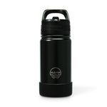 Kids Classic Stainless Steel with Flip Straw Lid & Boot - Black
