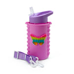 Kids Popper Bottle Butterfly- Pink