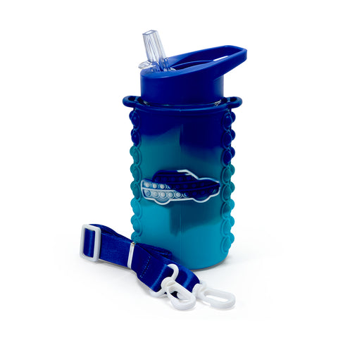 Kids Popper Bottle Car - Blue