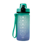 Kids Small Time Marker Motivational Bottle - Mint/Blue