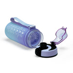 Kids Small Time Marker Motivational Bottle - Lila/Aqua