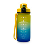 Kids Small Time Marker Motivational Bottle - Yellow/Blue
