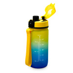 Kids Small Time Marker Motivational Bottle - Yellow/Blue
