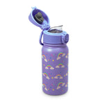 Kids 3D Embossed Print Stainless Steel Bottle - Light Blue