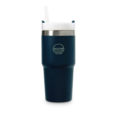 Kids Mini Quencher Stainless Steel with Straw - Navy