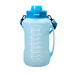 OVERSIZE SILICONE COLLAPSIBLE BOTTLE - BLUE