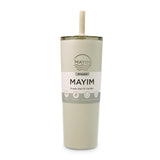 The Everyday Press-In Straw Tumbler - Ivory