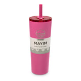 The Everyday Press-In Straw Tumbler - Hot Pink