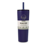 The Everyday Press-In Straw Tumbler - Dark Purple