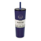 The Everyday Press-In Straw Tumbler - Dark Purple