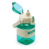 Tritan Silicone Band Bottle - Turquoise/White/Turquoise