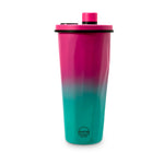 OMBRE MAGNETIC CAP TUMBLER - HOT PINK & AQUA