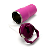 Kids Mini Adventure Flow Stainless Steel with Handle - Fuchsia