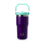 Kids Mini Adventure Flow Stainless Steel with Handle - Deep Purple & Mint