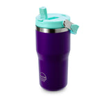 Kids Mini Adventure Flow Stainless Steel with Handle - Deep Purple & Mint